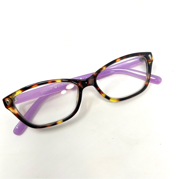 Gabriel + Simone Womens Reading Glasses Aimee +1.25 Tortoise And Purple - Picture 11 of 12
